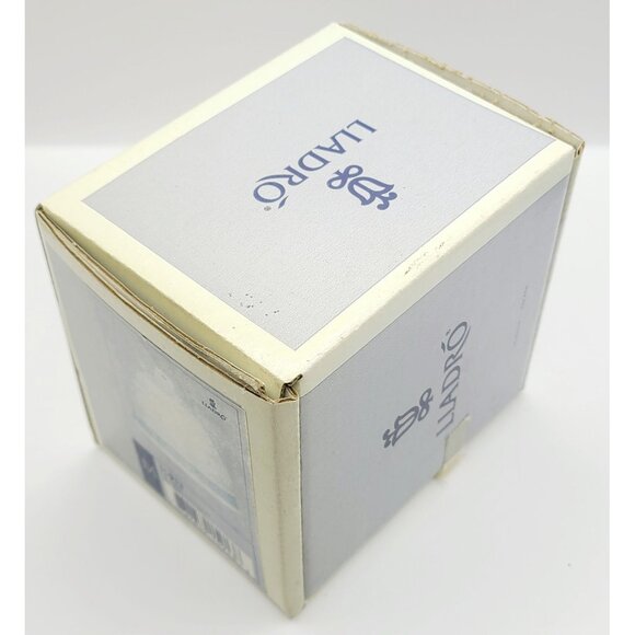 Lladro 1992 Porcelain Christmas Bell Ornament In Original Box No hangtag - Picture 12 of 12